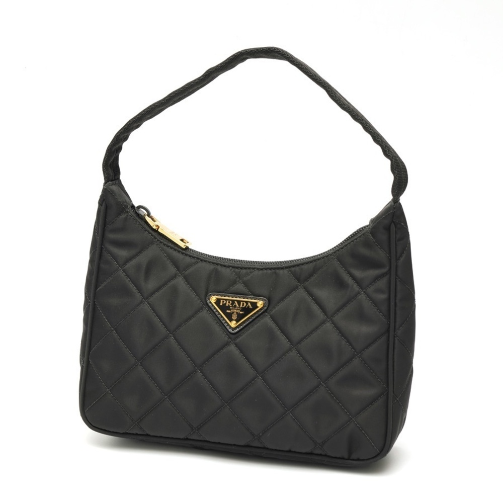 Prada Quilted Shoulder Bag Black